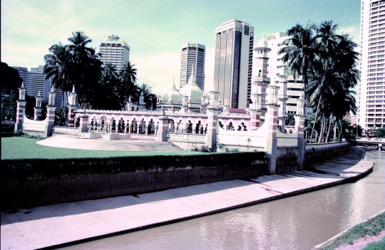 馬來西亞吉隆坡 Masjid Jamek (占米清真寺)