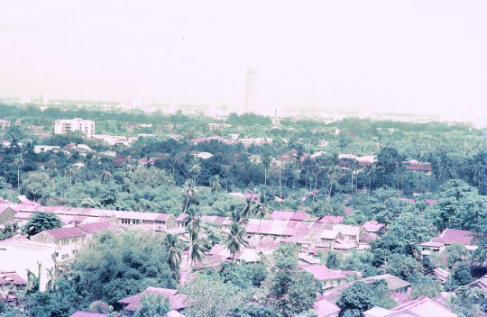 馬來西亞檳城島 極樂寺 眺望喬治市
